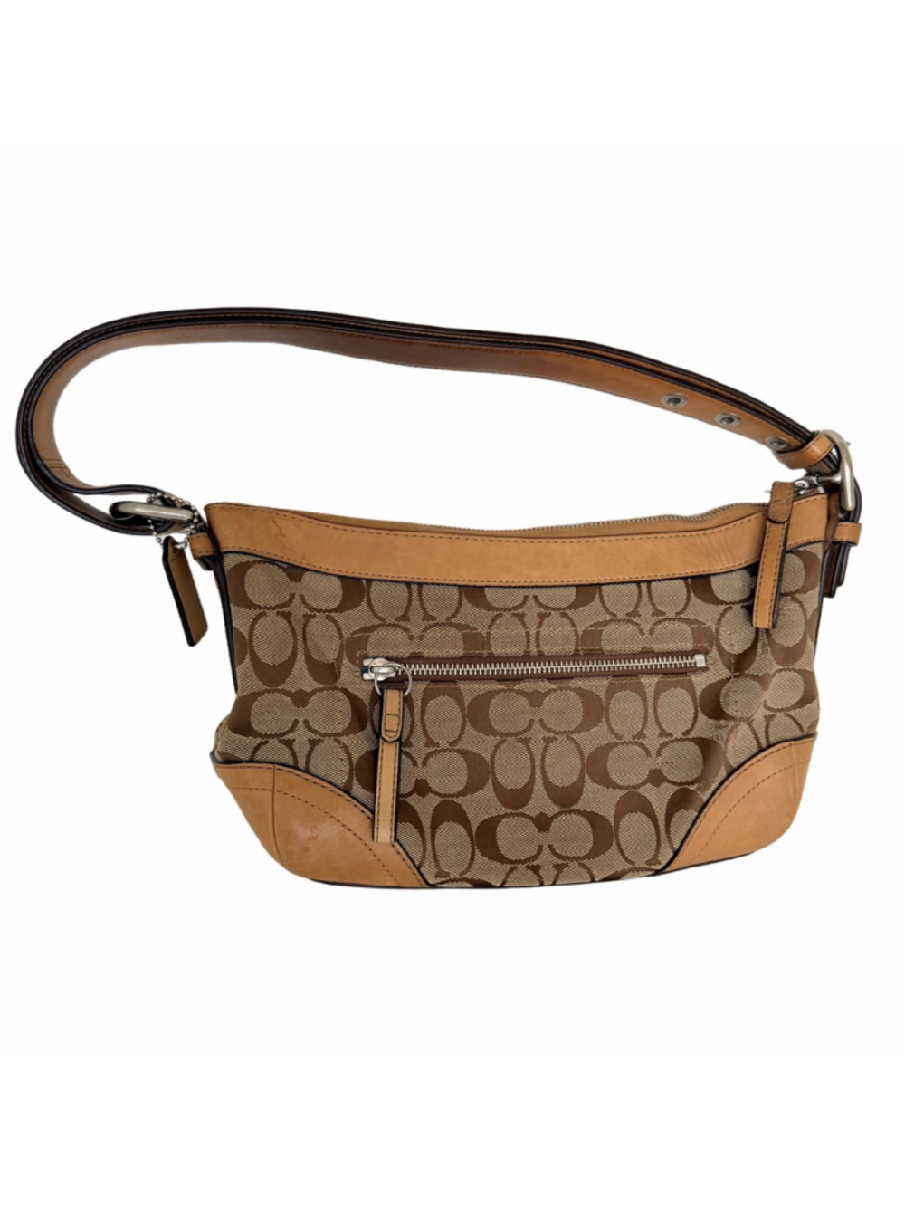 Coach Vintage Y2K Signature Monogram Canvas Soho Duffle Shoulder Bag F12328